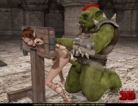 3d cgi porn with Slutty elf girl