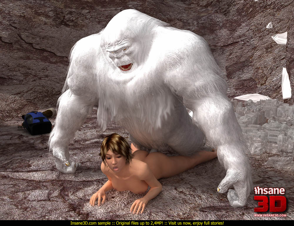 1000px x 770px - Bigfoot fucks a babe - 3D cgi porn blog